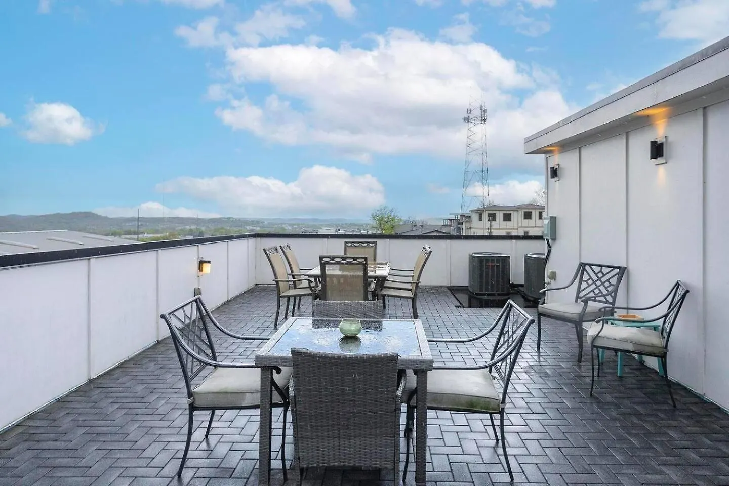 Downtown Modern Rooftop Patio Vanderbilt 8 Beds Nashville Feriehus